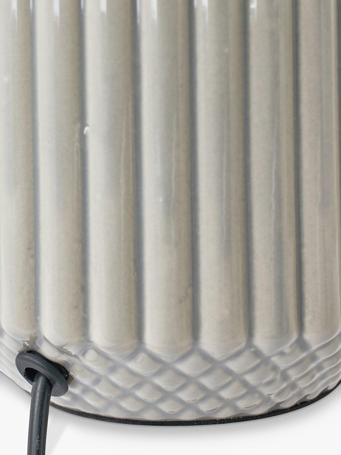 Pacific Meribel ceramic table lamp grey - British product