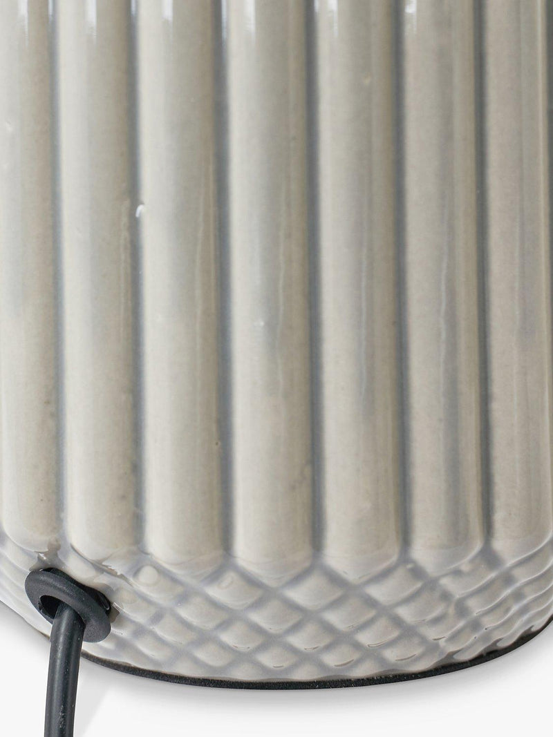 Pacific Meribel ceramic table lamp grey - British product