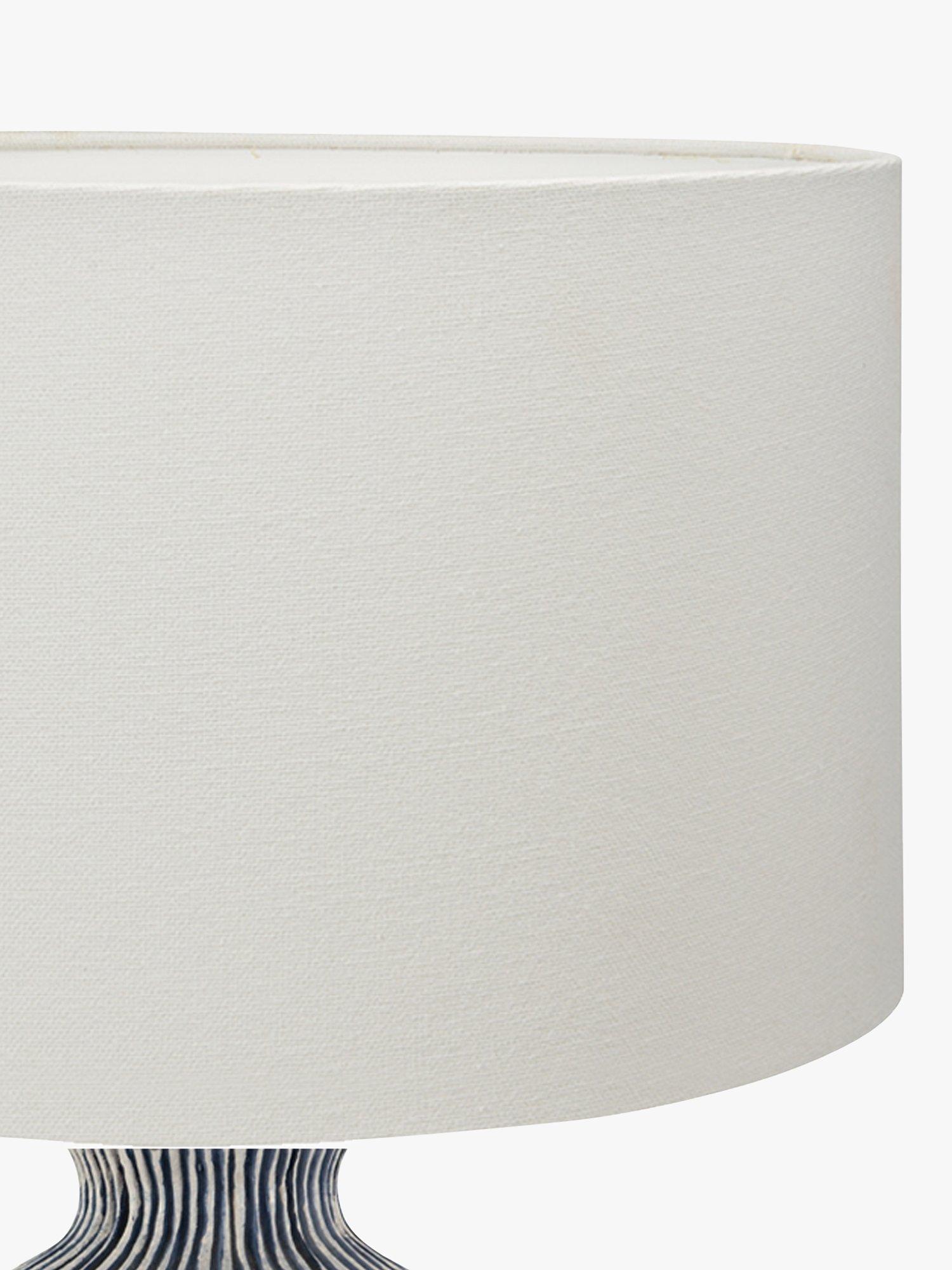 Pacific Bude glazed table lamp blue - British product
