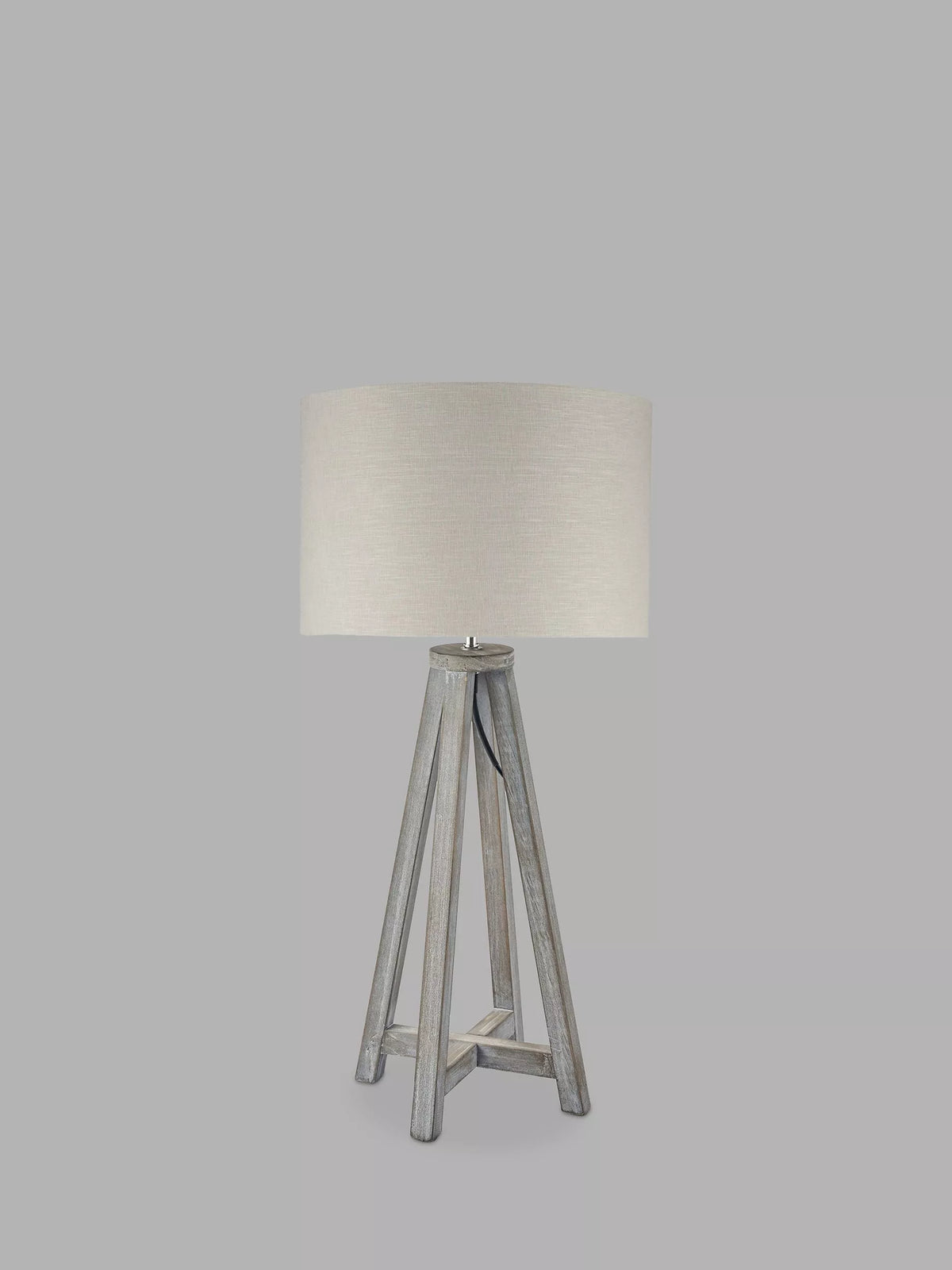 Pacific wooden table lamp grey Whitby, imported from the UK
