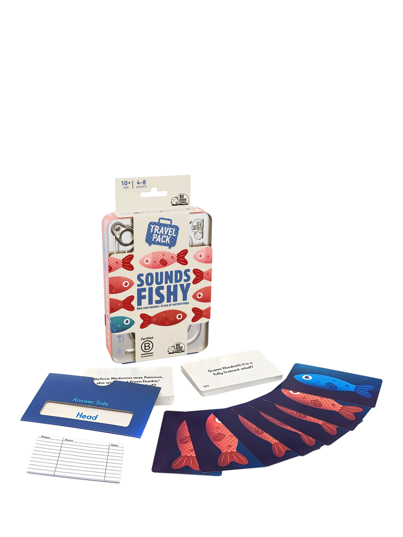 Big Potato Sounds Fishy Mini Travel Game - British product