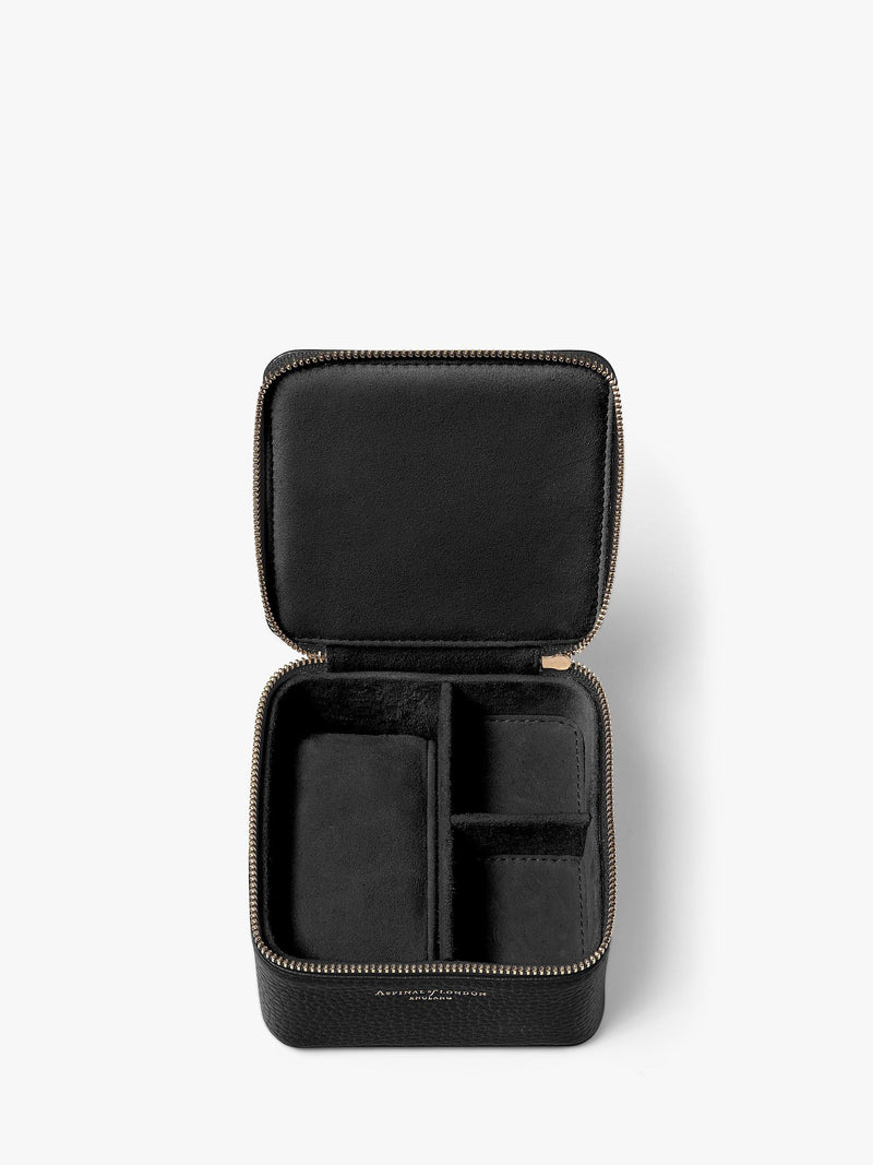 Aspinal of London travel watch and ring box (British brand)