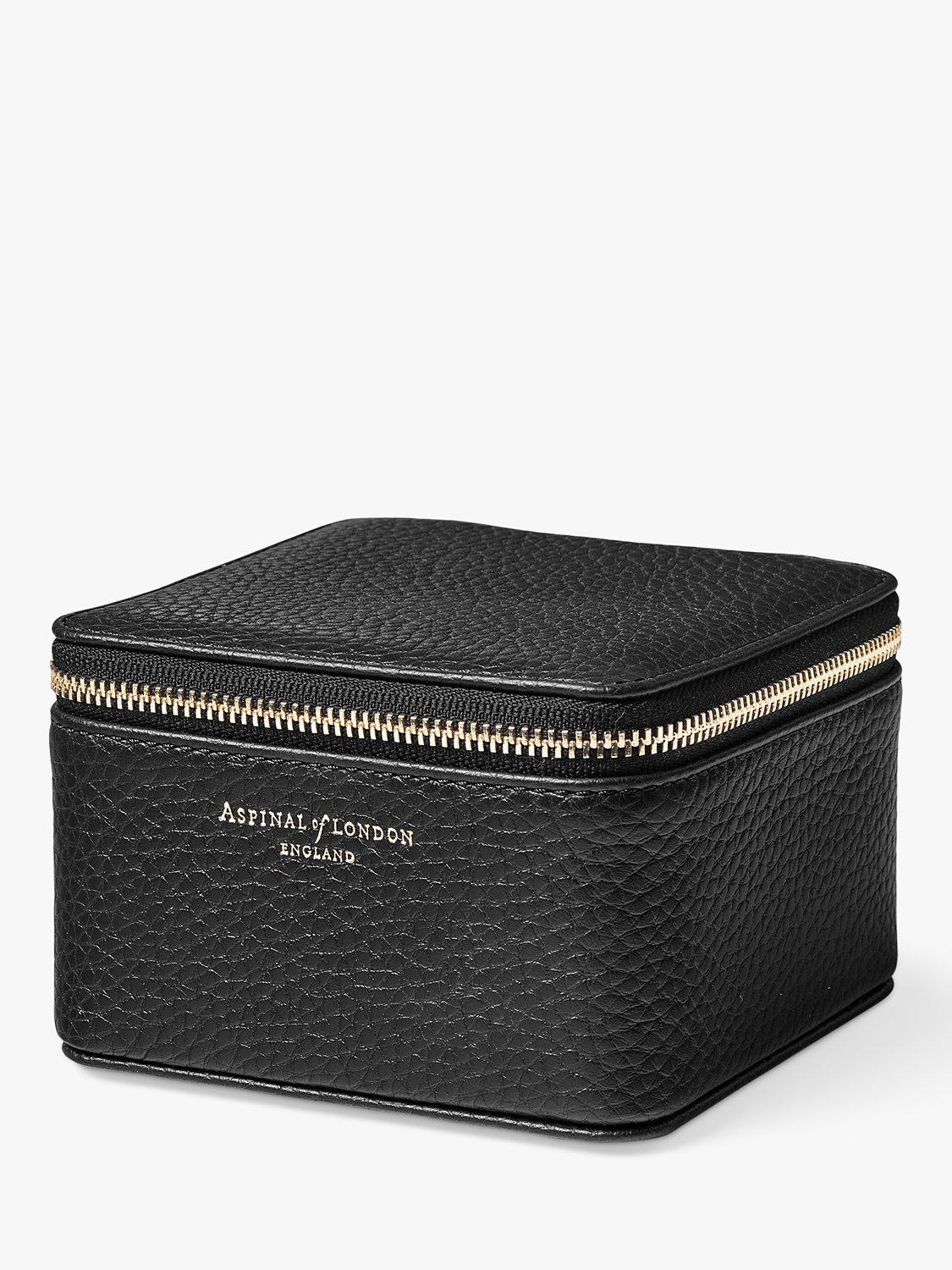 Aspinal of London travel watch and ring box (British brand)