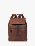 Aspinal of London Reporter Leather Backpack, Tobacco