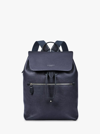 John Lewis Aspinal of London Reporter Leather Backpack- Buy online at McGrocer