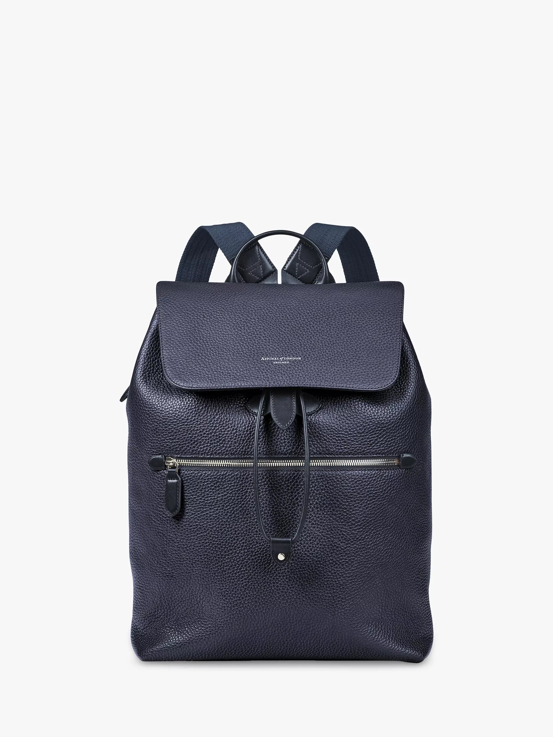 Aspinal of London Reporter Leather Backpack, imported from the UK