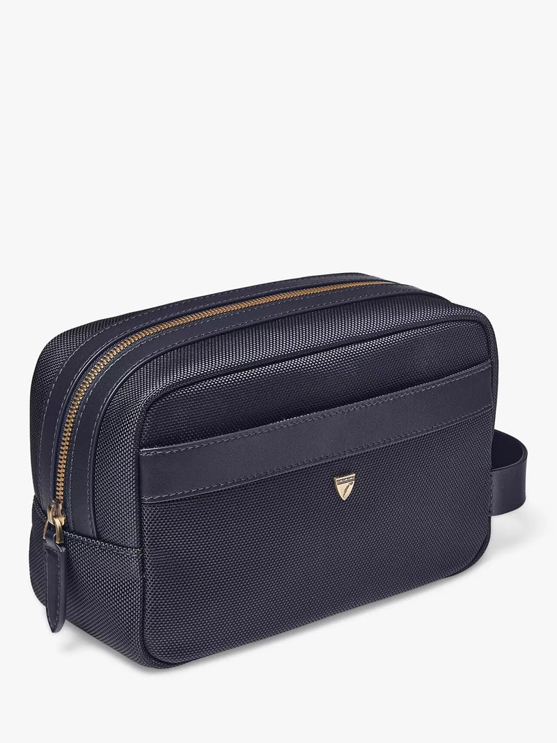 Aspinal of London men's nylon wash bag - British product