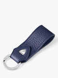 Aspinal of London Small Pebble Leather Loop Keyring