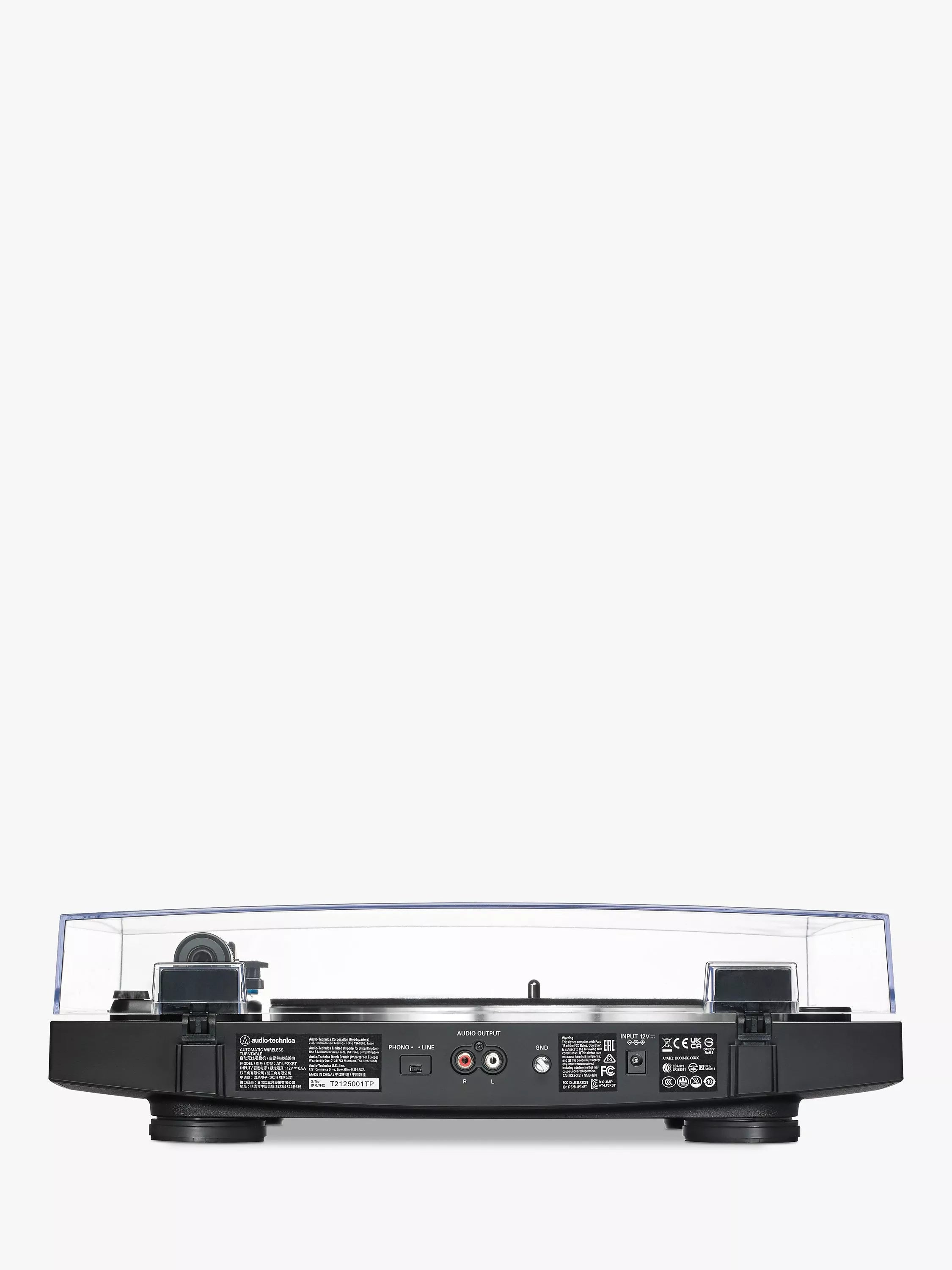 Audio-Technica LP3XBT Bluetooth turntable Black, imported from the UK