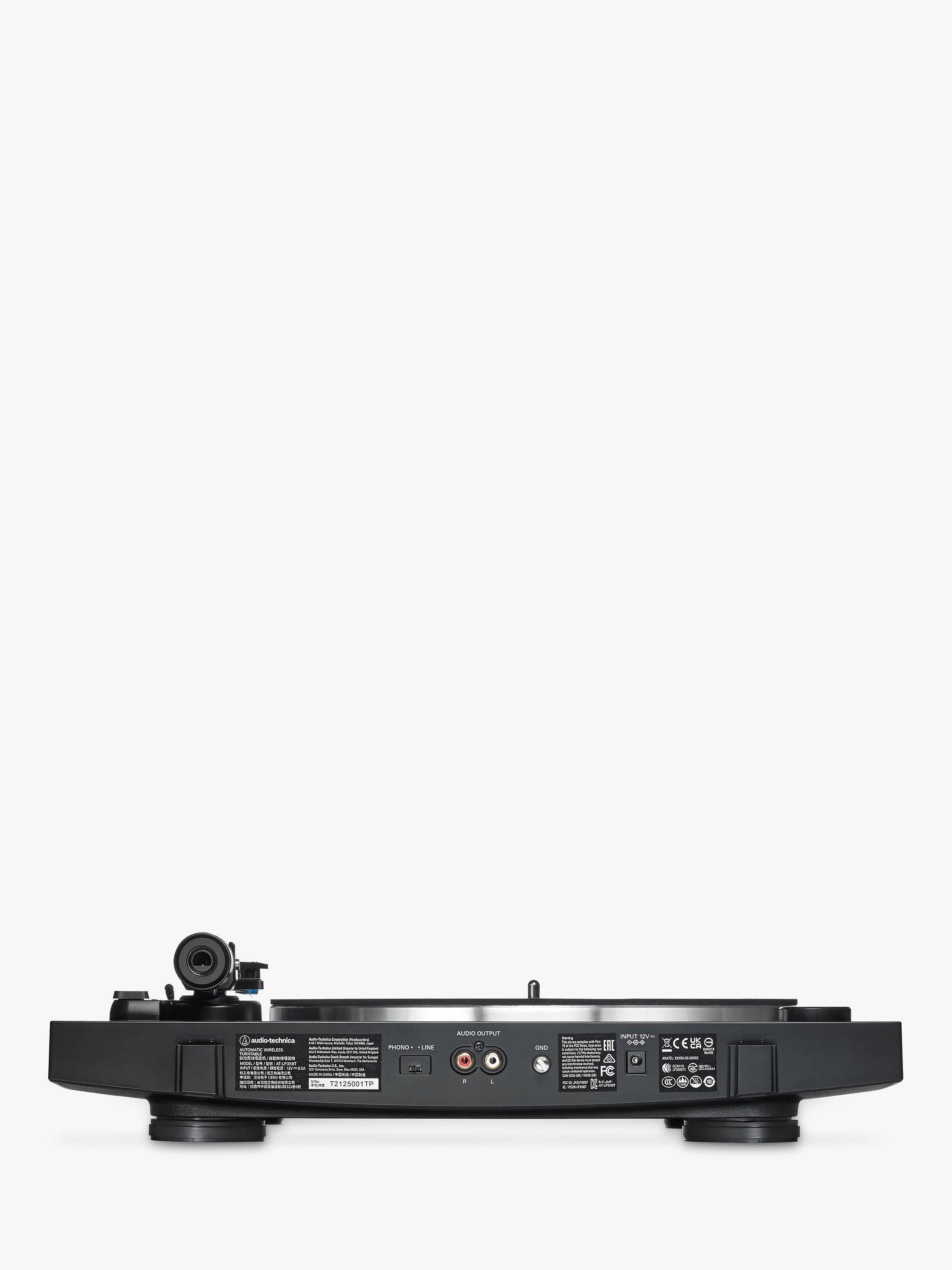 مشغل أسطوانات Audio-Technica LP3XBT بتقنية البلوتوث أسود، مستورد من المملكة المتحدة