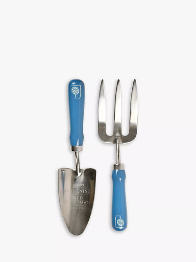 Transplantoir et fourche de jardin Burgon & Ball Collection British Meadow RHS John Lewis