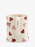 Emma Bridgewater Pink Hearts 'Mummy' mug 300ml - British product
