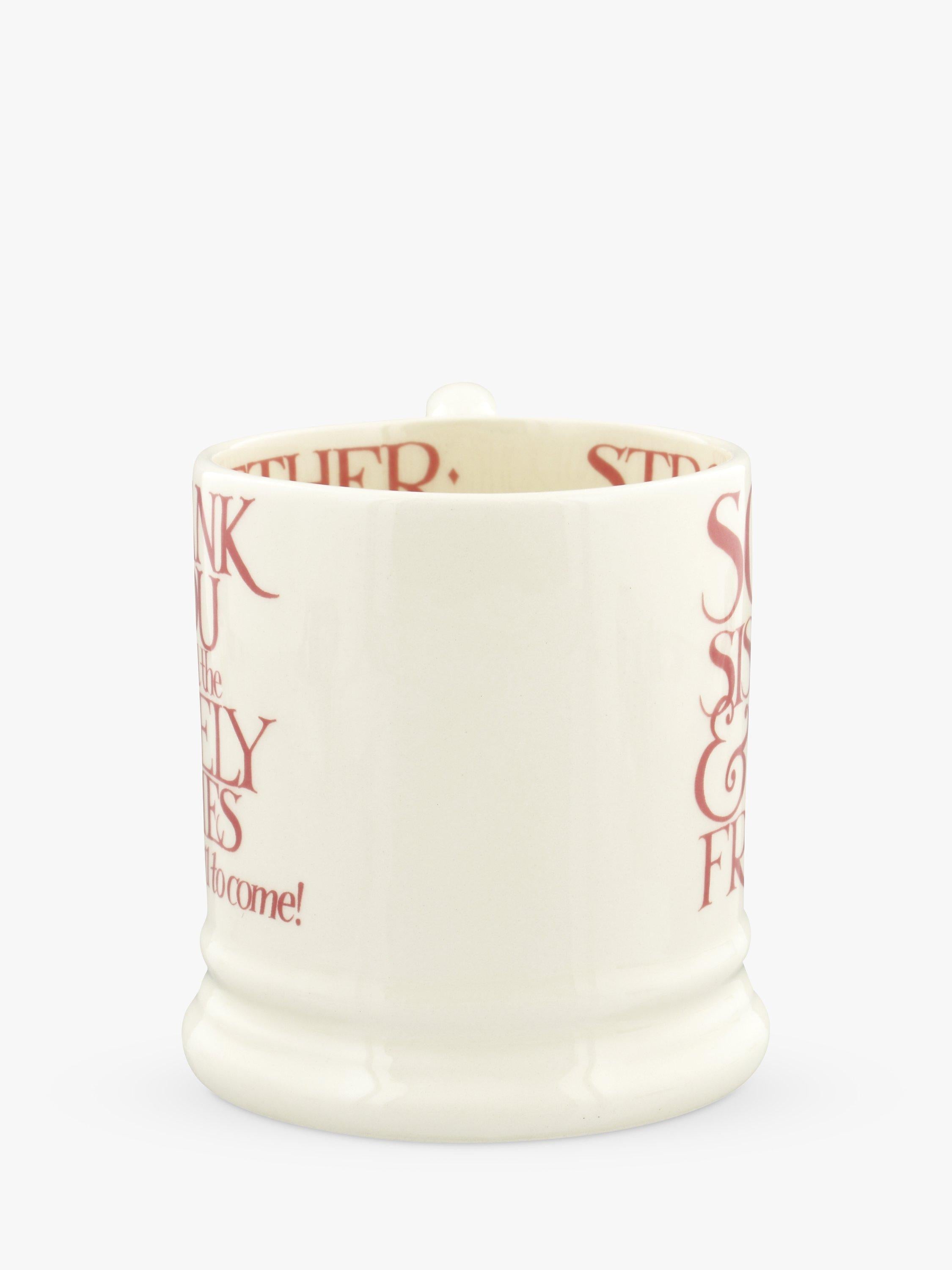 Emma Bridgewater Pink Toast Soul Sisters mug 300ml - British product