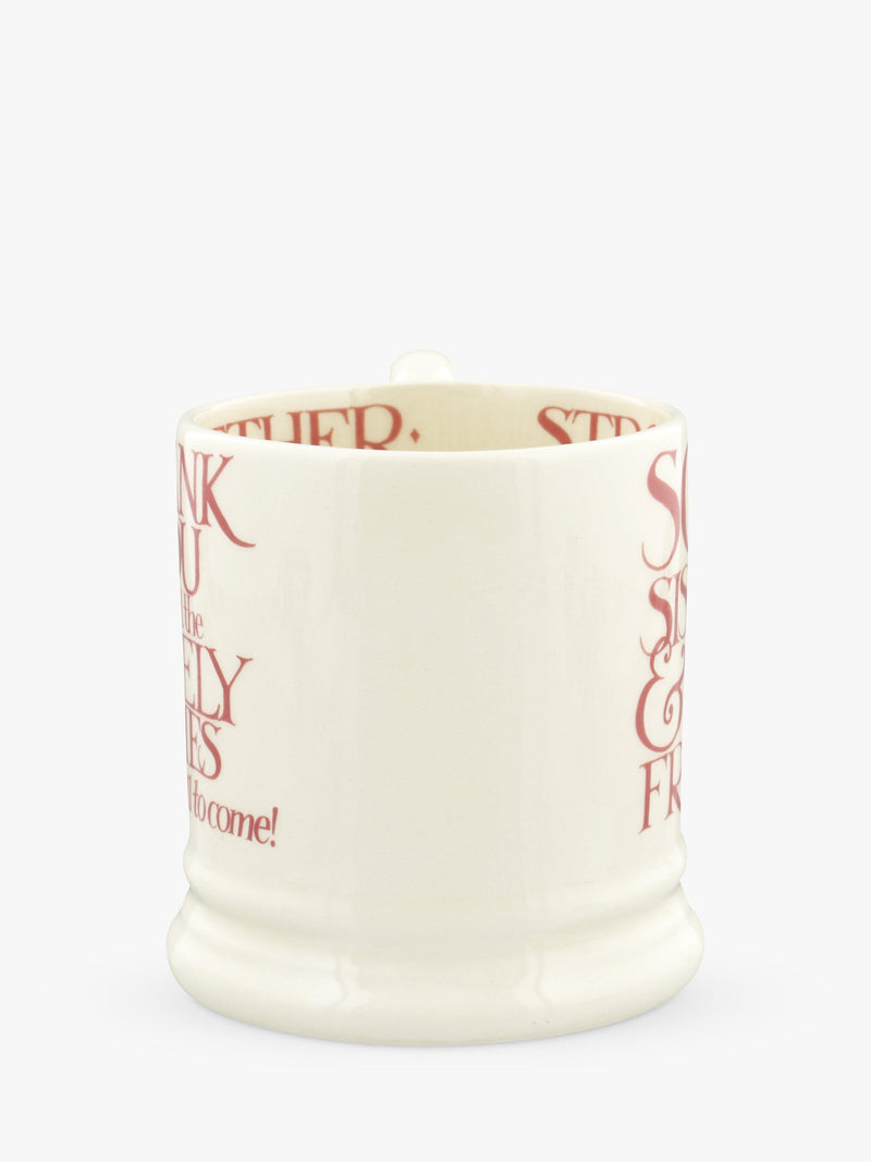 Emma Bridgewater Pink Toast Soul Sisters mug 300ml - British product