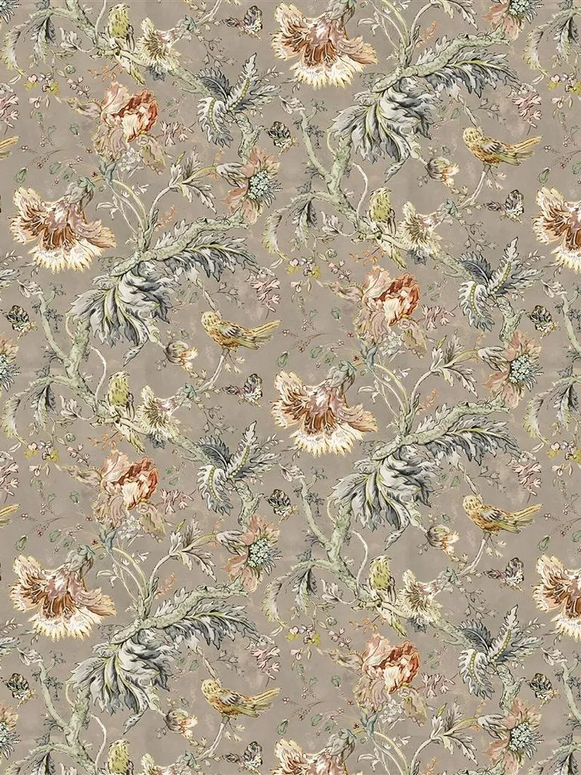 Designers Guild Suffolk Garden furnishing fabric floral pattern - British product