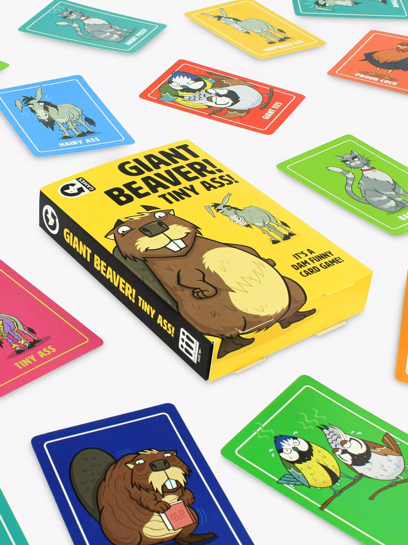 Ginger Fox Giant Beaver Tiny Ass Party Game, UK version