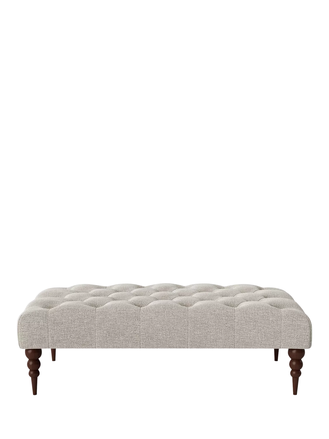 Swoon Plymouth footstool House Weave Chalk (British brand)