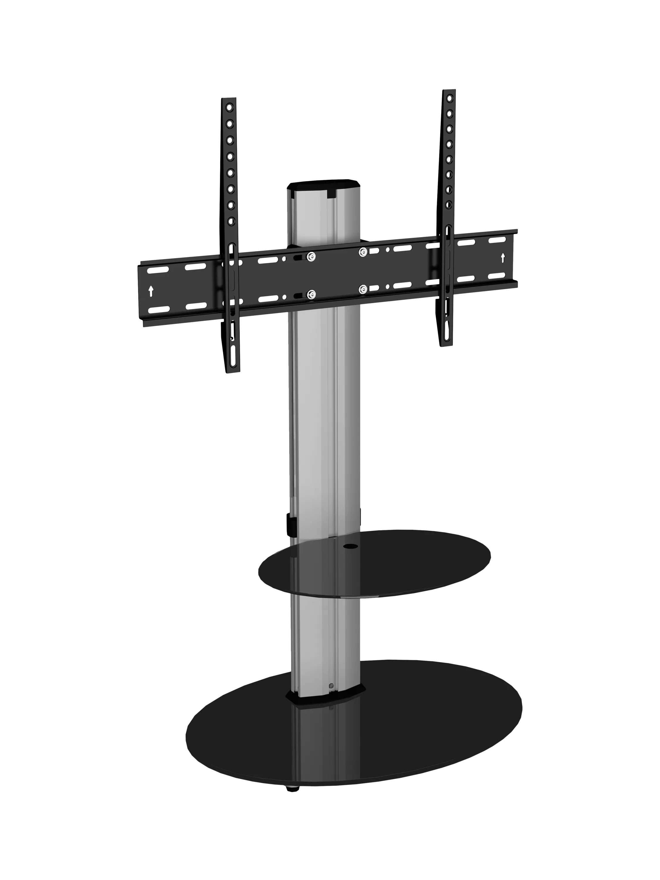 AVF FSL600 ENO Oval Pedestal TV Stand with Mount for TVs up to 55