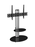 AVF FSL600 ENO Oval Pedestal TV Stand with Mount for TVs up to 55