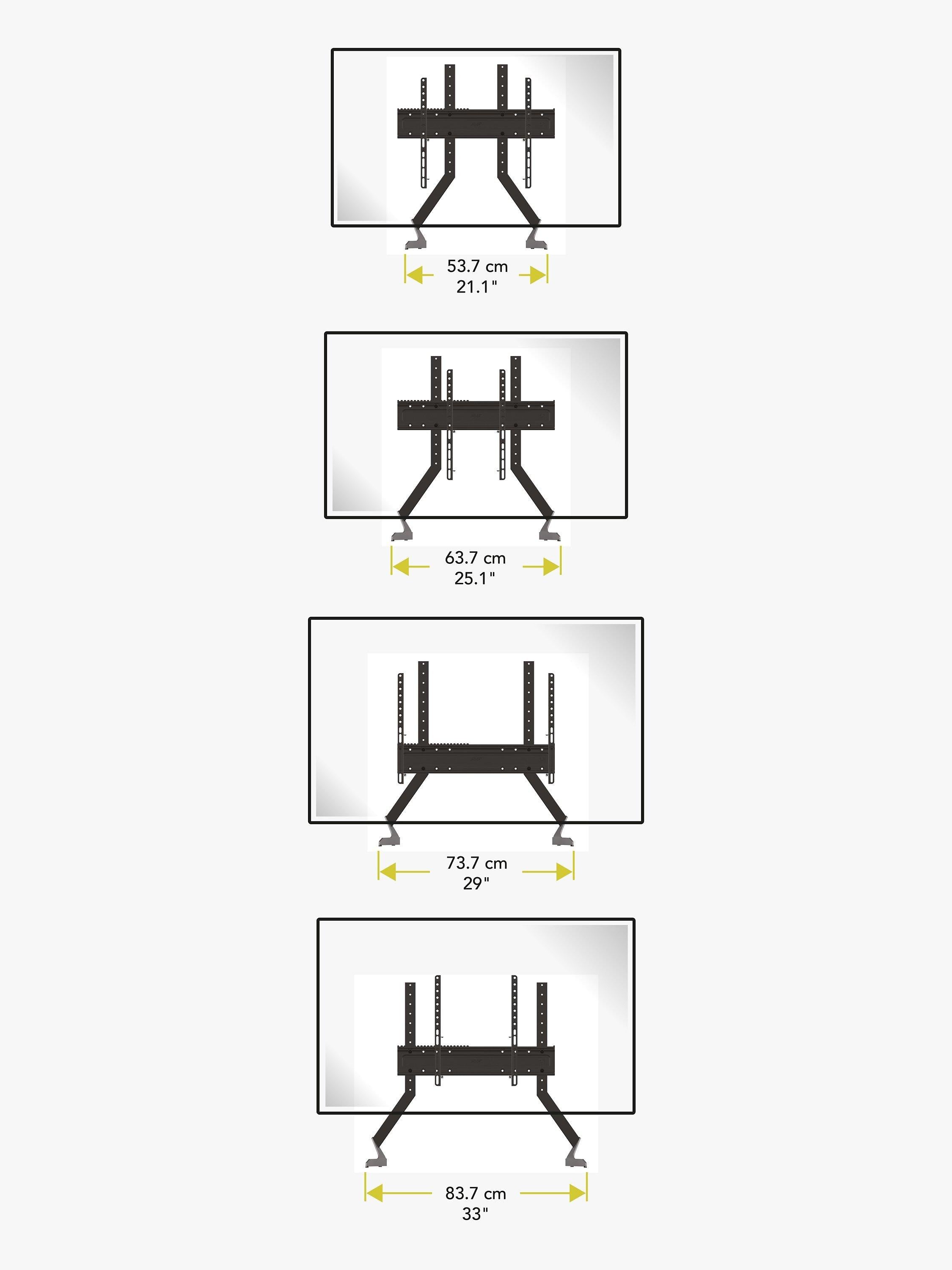 AVF QB600S TV stand for large TVs 55-100 inches (British brand)