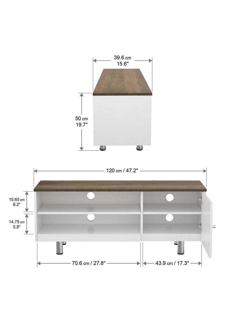 AVF Whitesands 1200 TV stand for TVs up to 60 inches - British product
