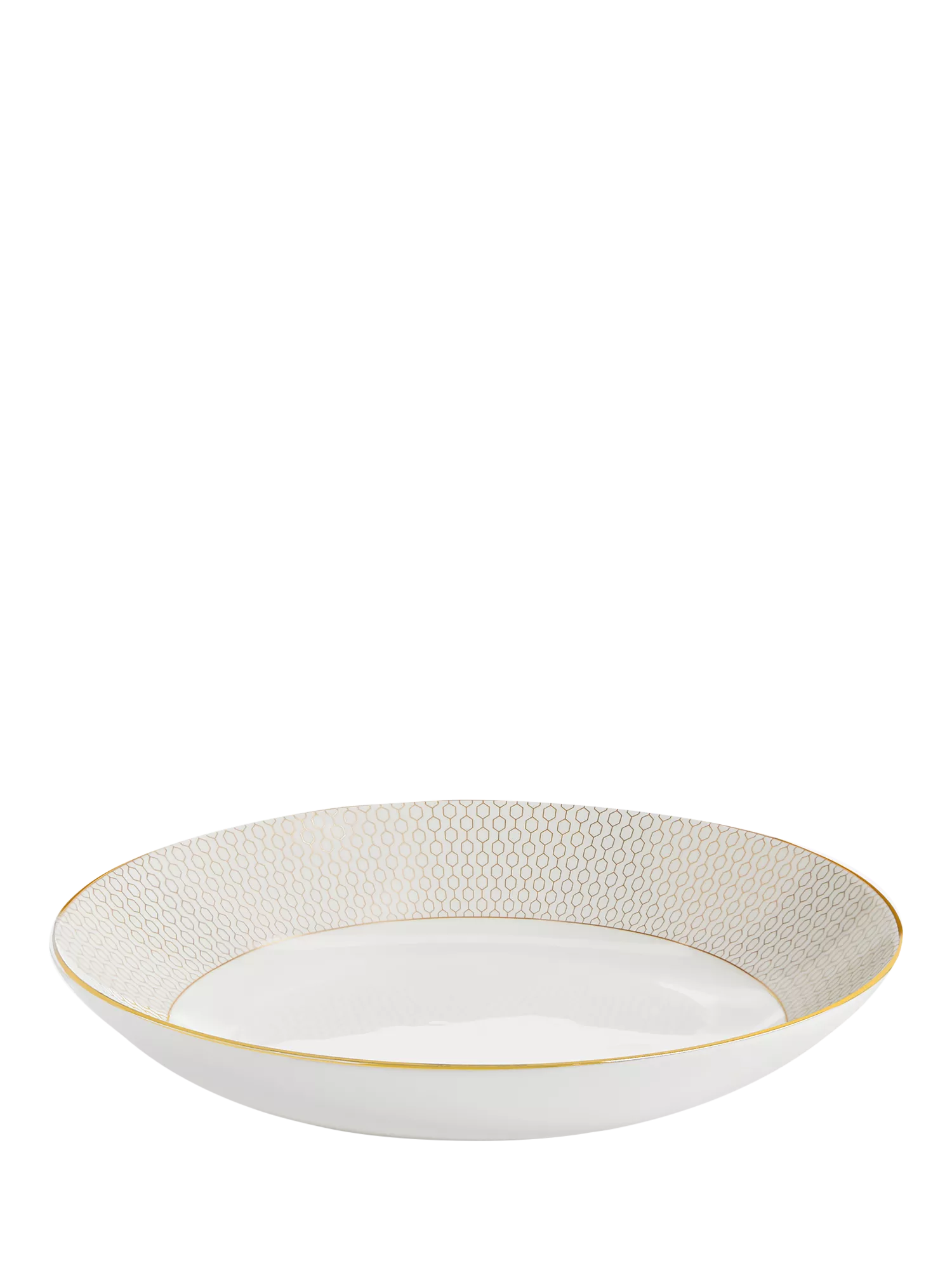 Wedgwood Gio Gold bone china pasta bowl 24.5cm, UK version