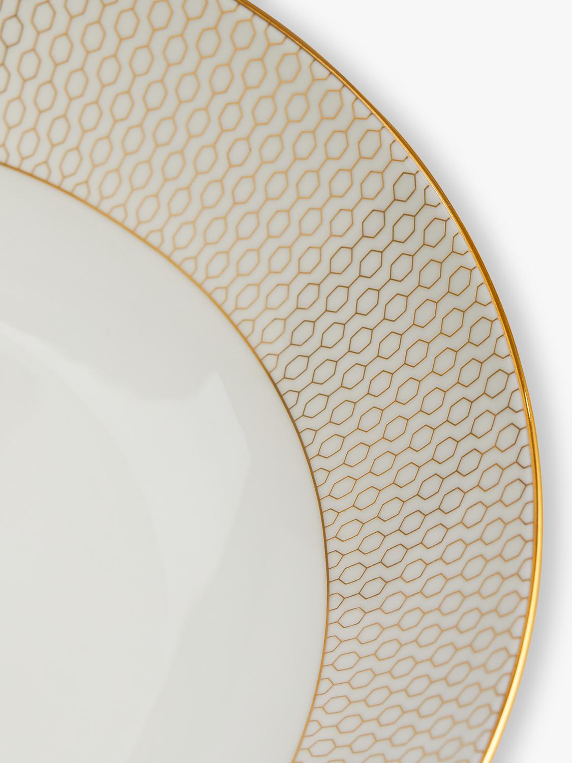Wedgwood Gio Gold bone china pasta bowl 24.5cm, UK version