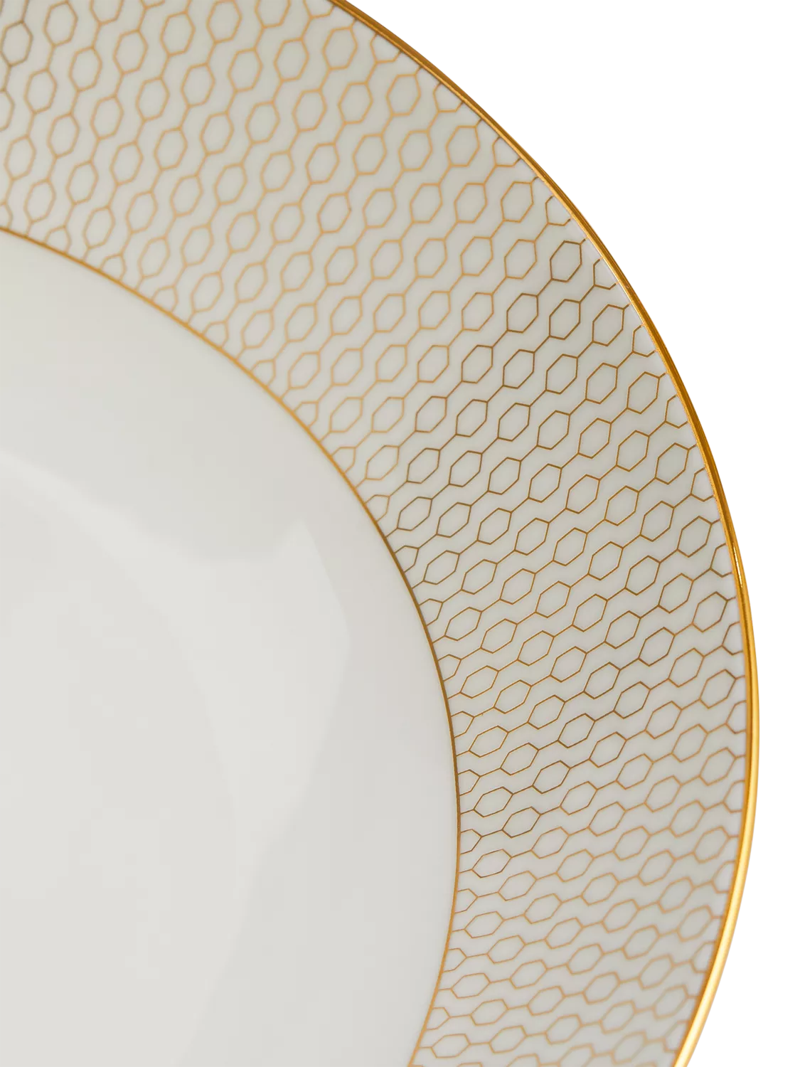 Wedgwood Gio Gold bone china pasta bowl 24.5cm, UK version