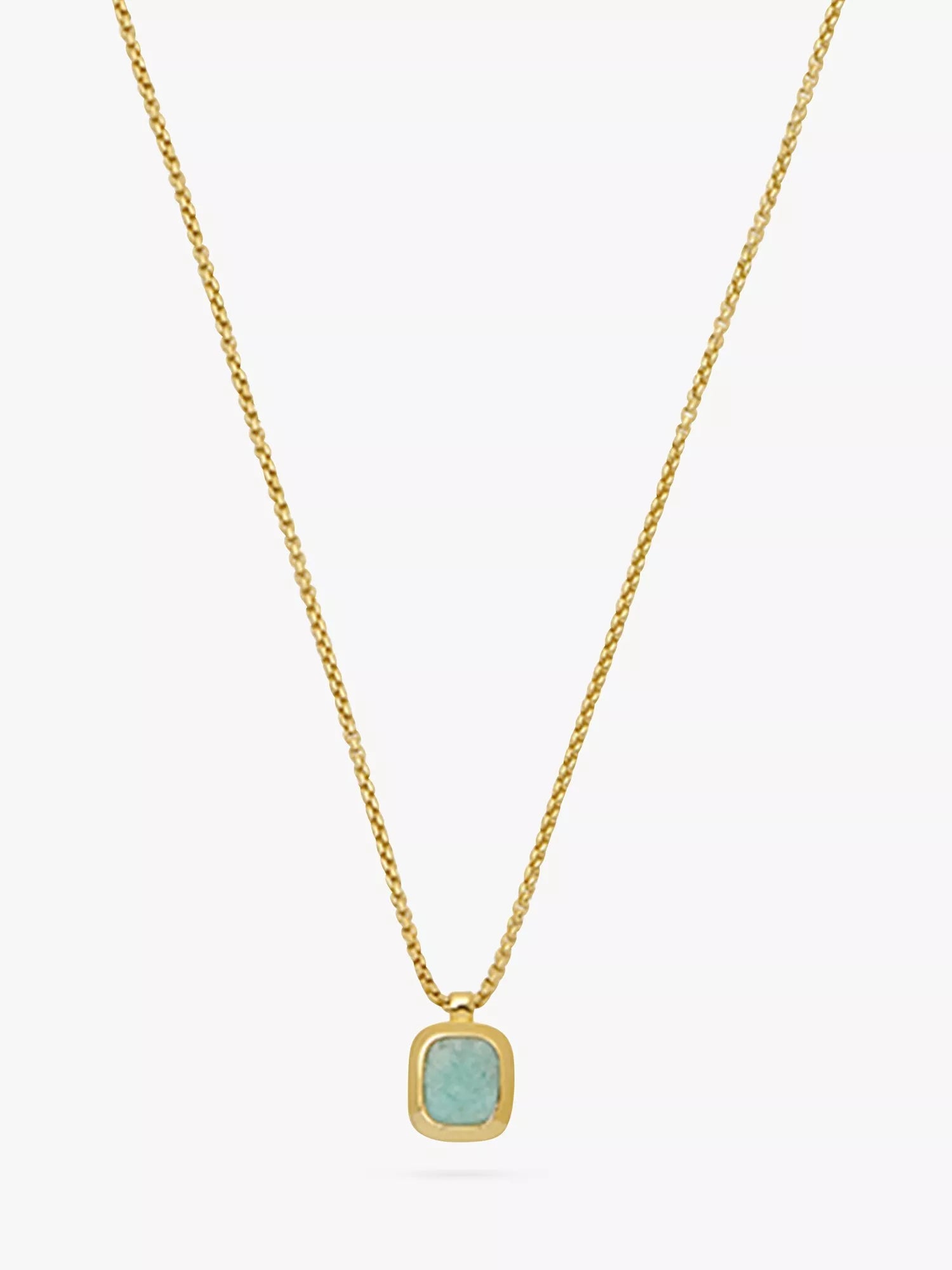 Estella Bartlett gold amazonite pendant necklace, UK version