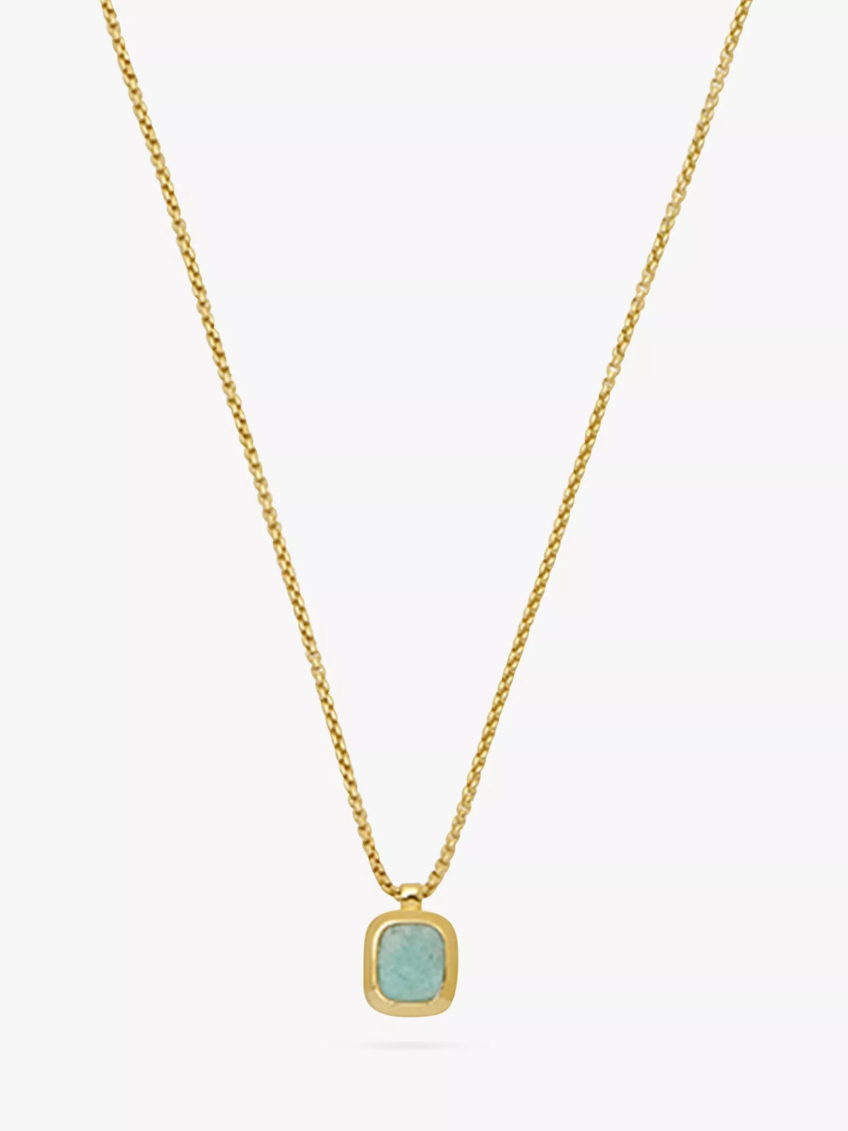 Estella Bartlett gold amazonite pendant necklace, UK version