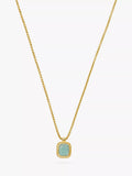 Estella Bartlett gold amazonite pendant necklace, UK version
