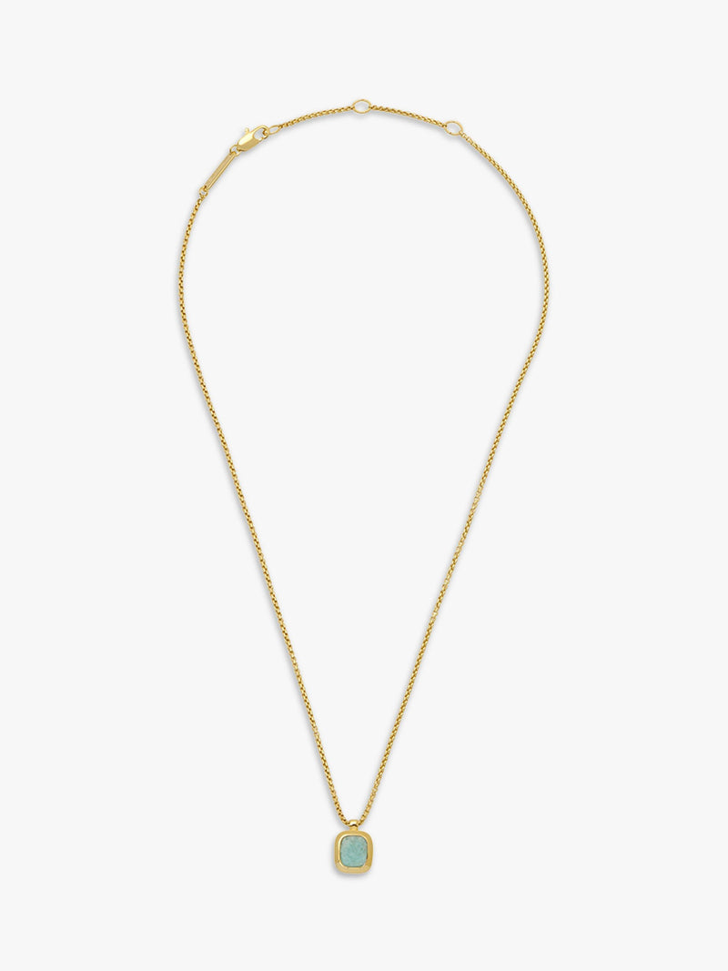 Estella Bartlett gold amazonite pendant necklace, UK version