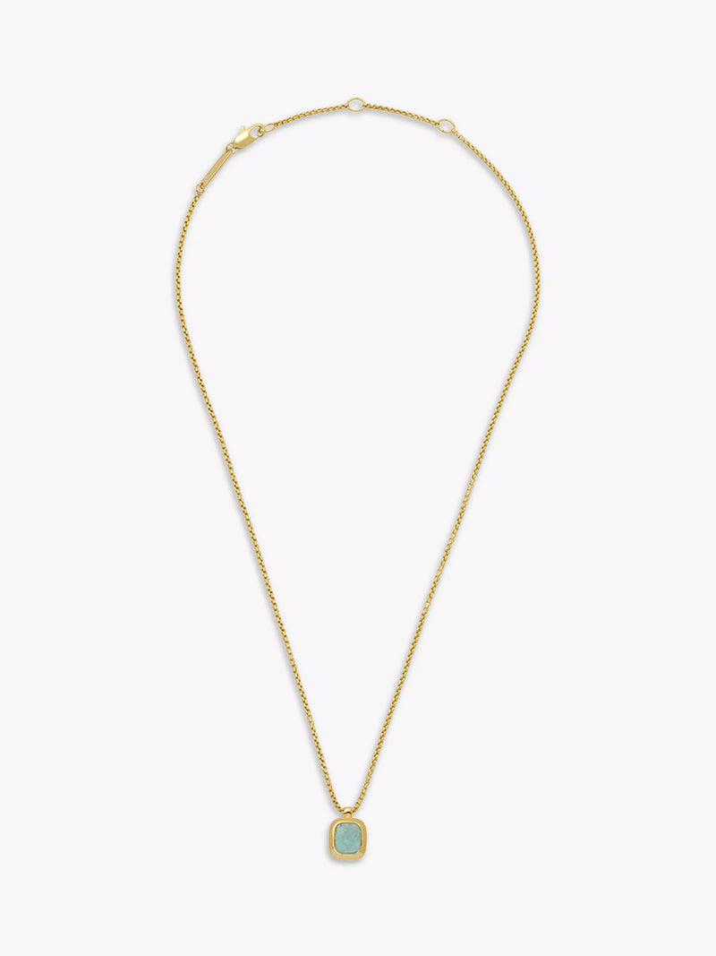 Estella Bartlett gold amazonite pendant necklace, UK version