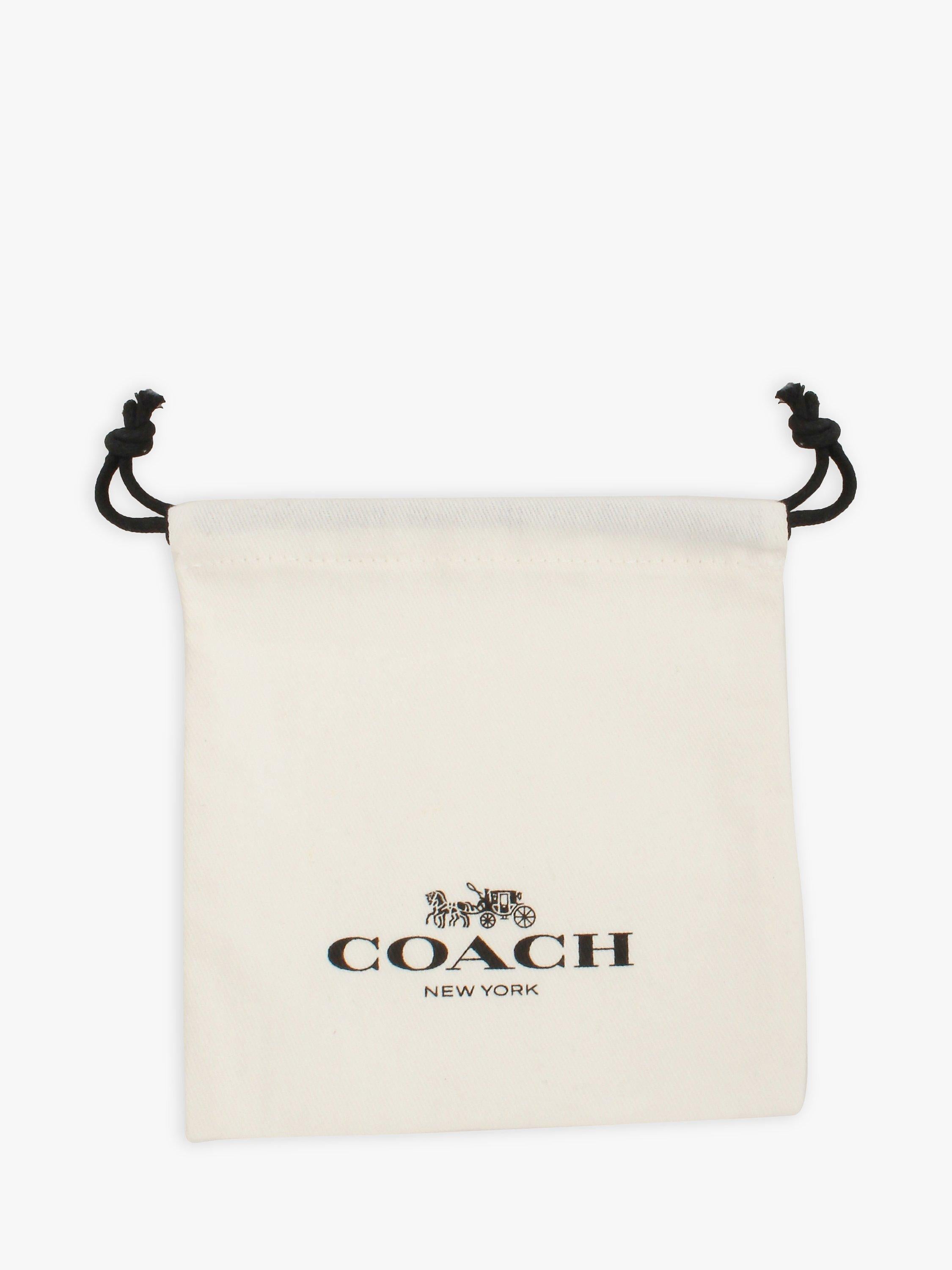 Coach C motif bangle gold toned brass, imported from the UK