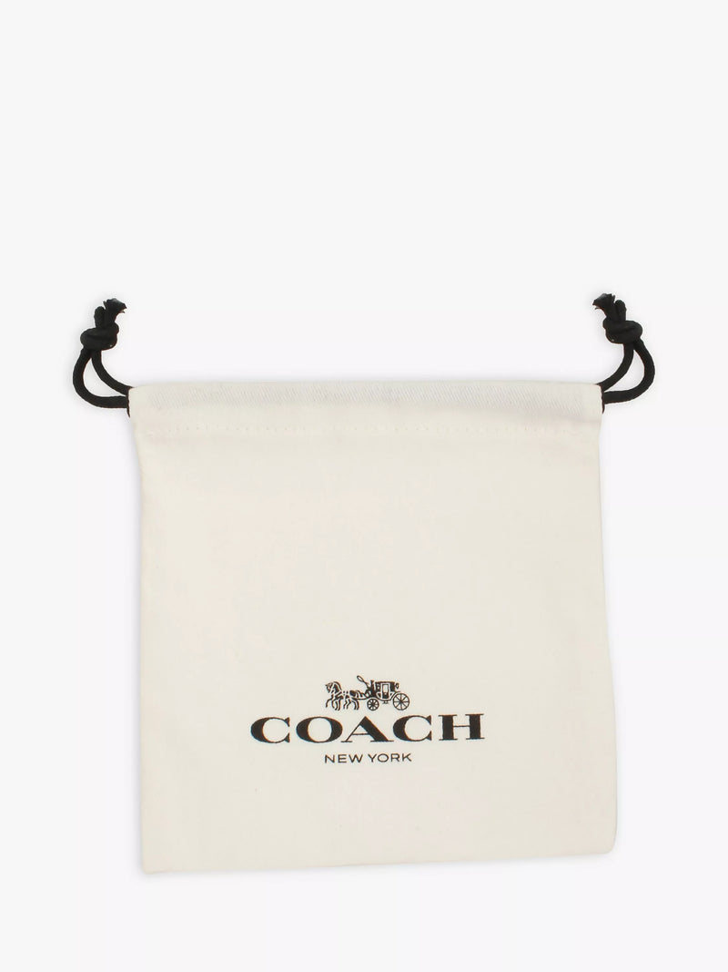 Coach Signature C gold pendant necklace, imported from the UK