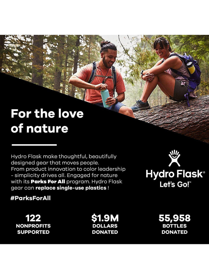 Hydro Flask bottle cleaning brush with nylon bristles and non-slip grip, UK version