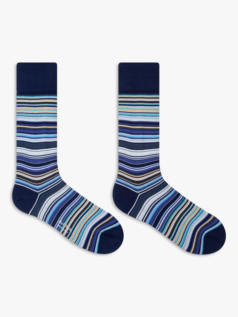 Paul Smith striped ankle socks pack of two one size (British brand)