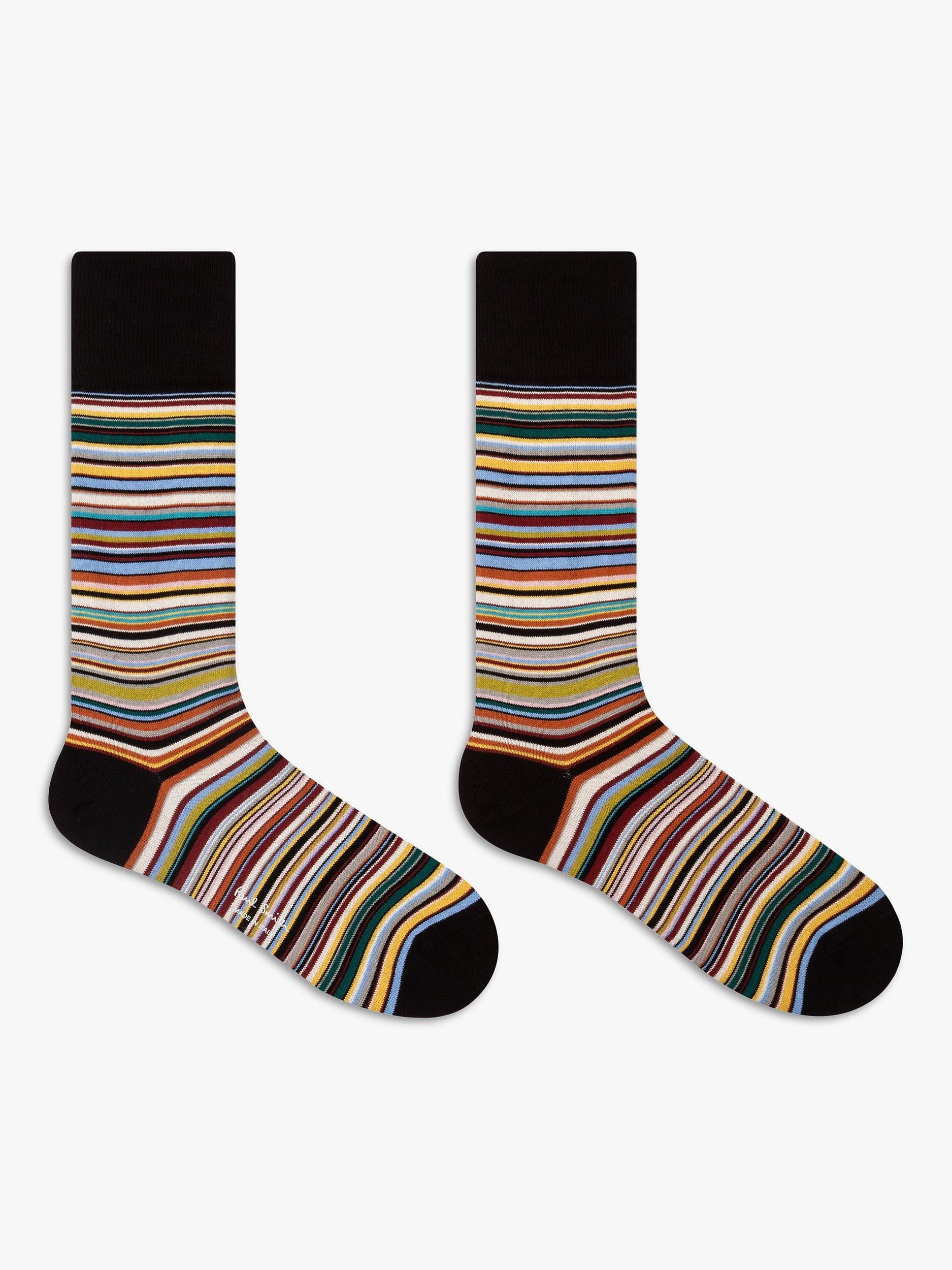 Paul Smith striped ankle socks pack of two one size (British brand)