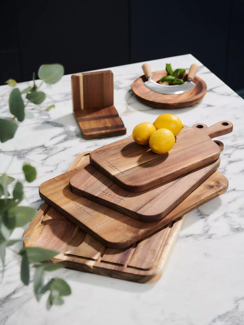 Cole & Mason Barkway acacia wood chopping board 27x46cm - British product