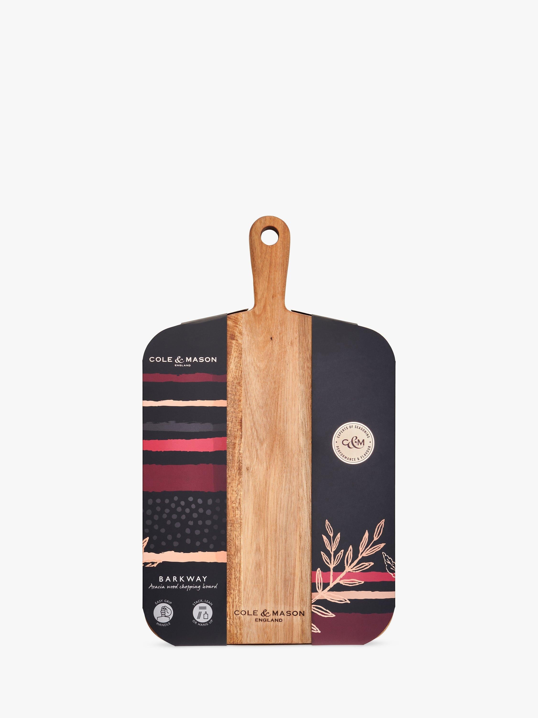 Cole & Mason Barkway acacia wood chopping board 27x46cm - British product