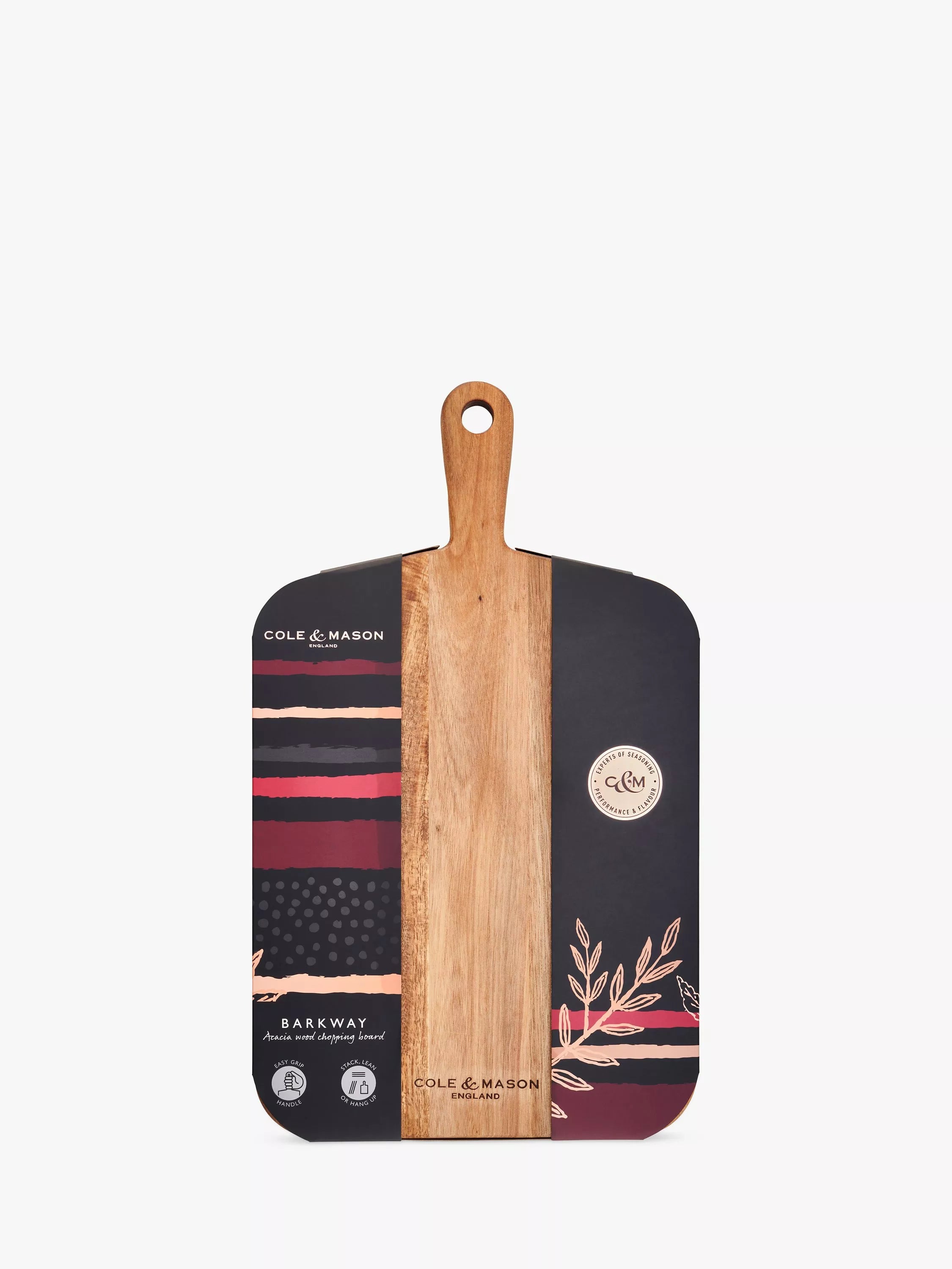 Cole & Mason Barkway acacia wood chopping board 27x46cm - British product