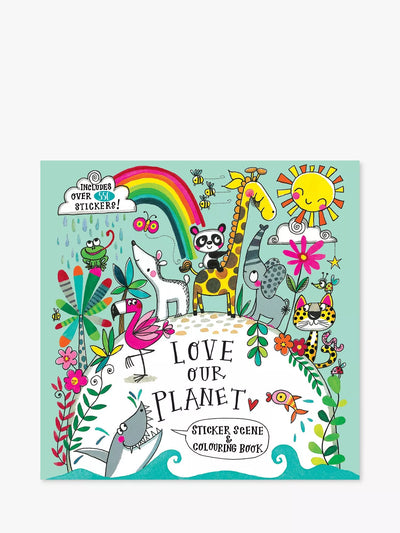 John Lewis Rachel Ellen Love Our Planet Sticker Scene & Colouring Book, Multi