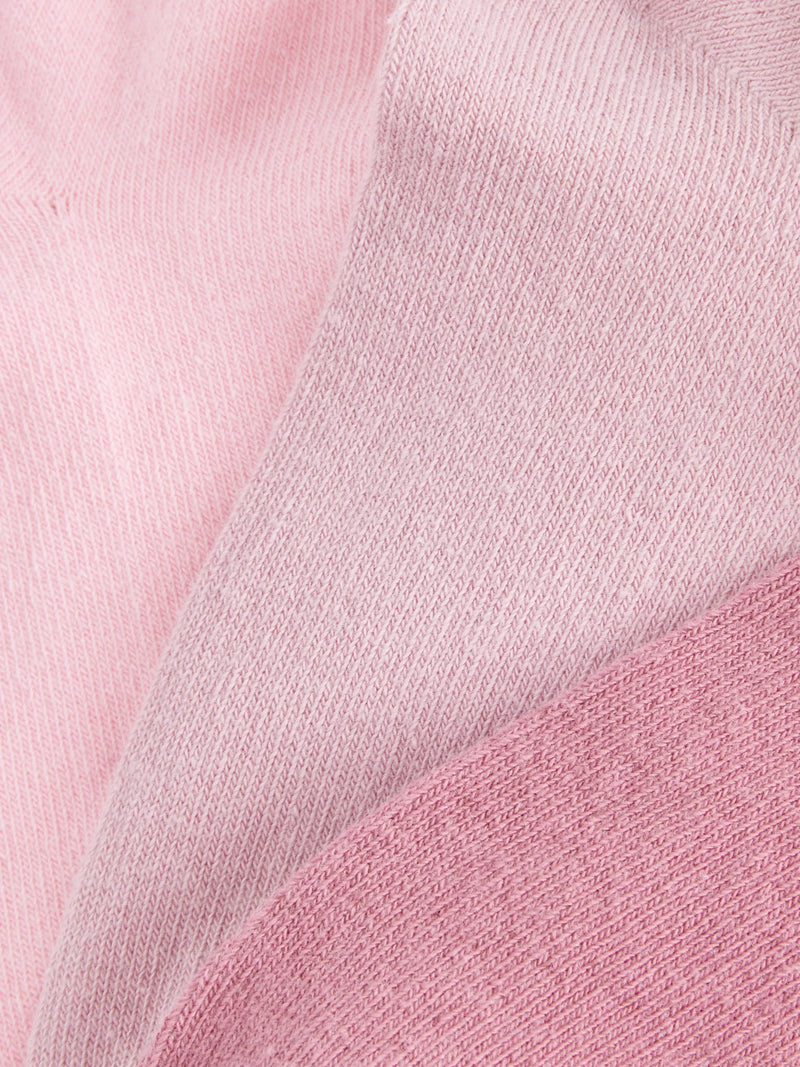 John Lewis trainer socks pack of 3 in pink (British brand)