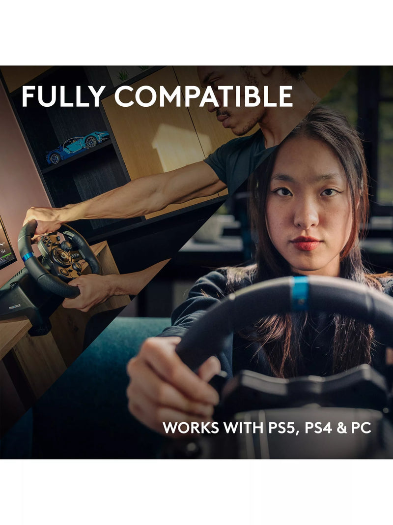 Logitech G923 TRUEFORCE racing wheel for PlayStation and PC, UK version