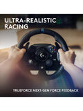 Logitech G923 TRUEFORCE racing wheel and pedals (British brand)