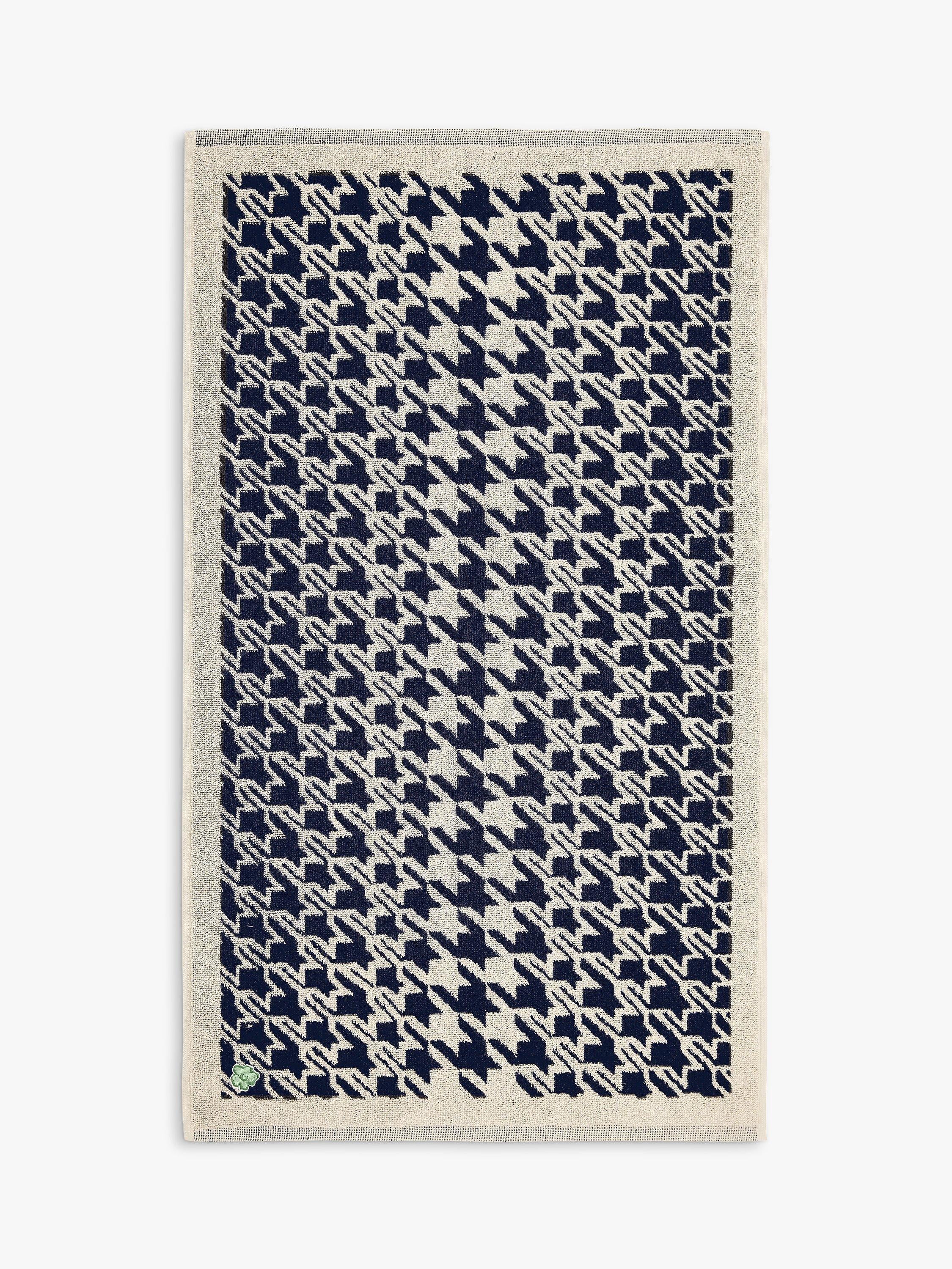 Ted Baker Houndstooth Bath Mat 90x50cm, imported from the UK