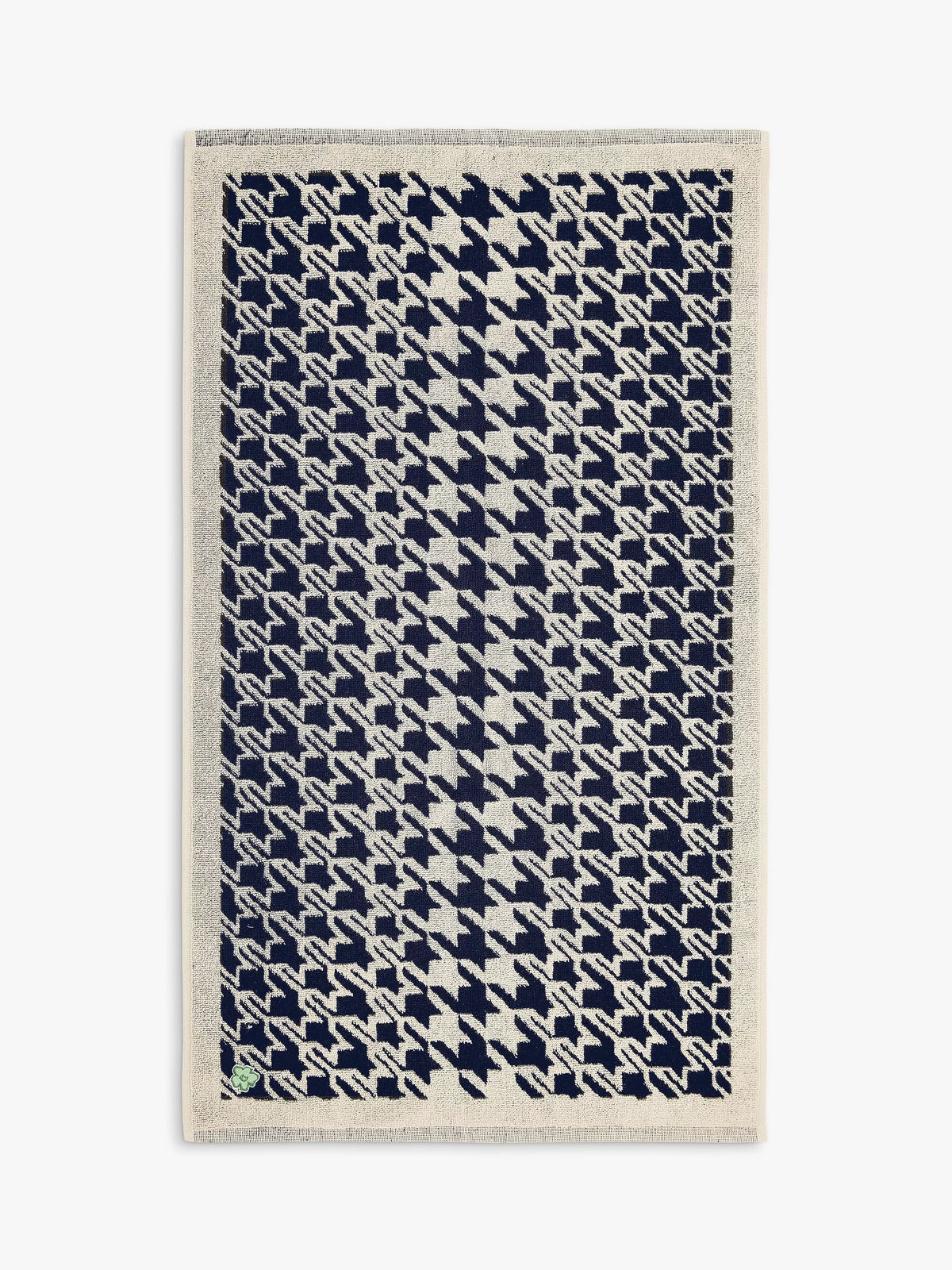 Ted Baker Houndstooth Geo Bath Mat - Charcoal