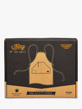 Gentlemen's Hardware BBQ apron gift set with bottle opener - British product