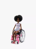 Barbie doll with afro hair and wheelchair, UK version