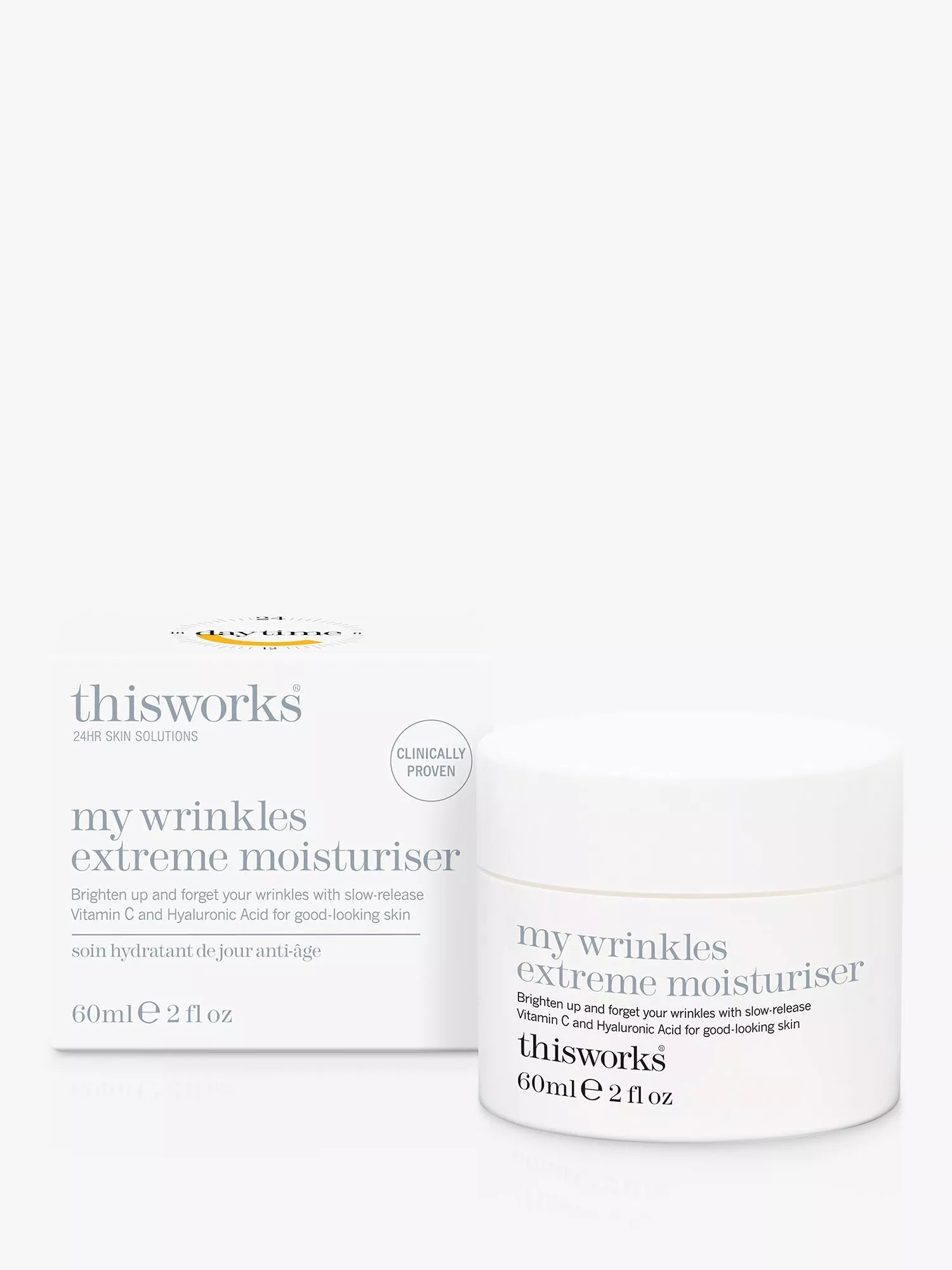 This Works My Wrinkles Extreme Moisturiser 60ml, imported from the UK